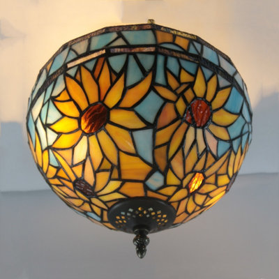 Xanthos Glass Flush Mount