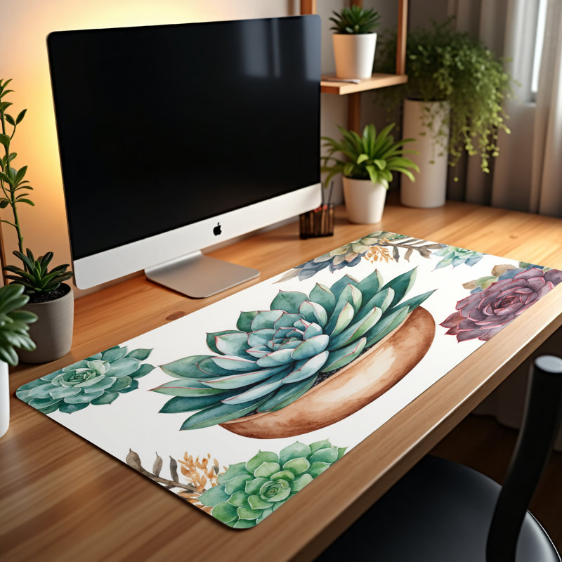 Polyester Desk Pad, 31.5x15.5