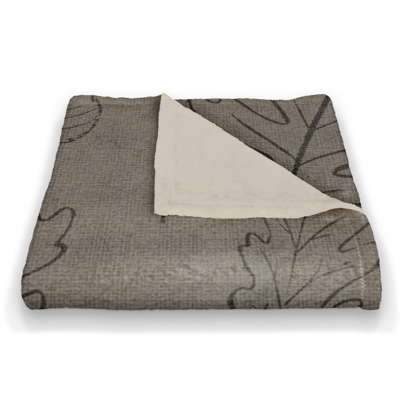 Hand Woven Throw Blanket, Gray