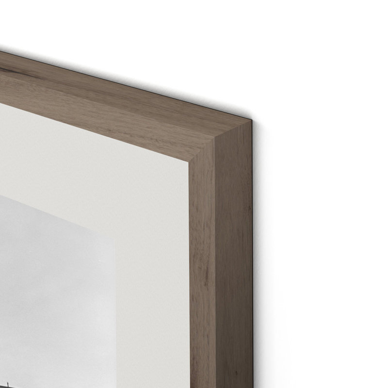 Captain Don Leslie Framed Photographic Print, W 18" x H 24", Rustic Walnut