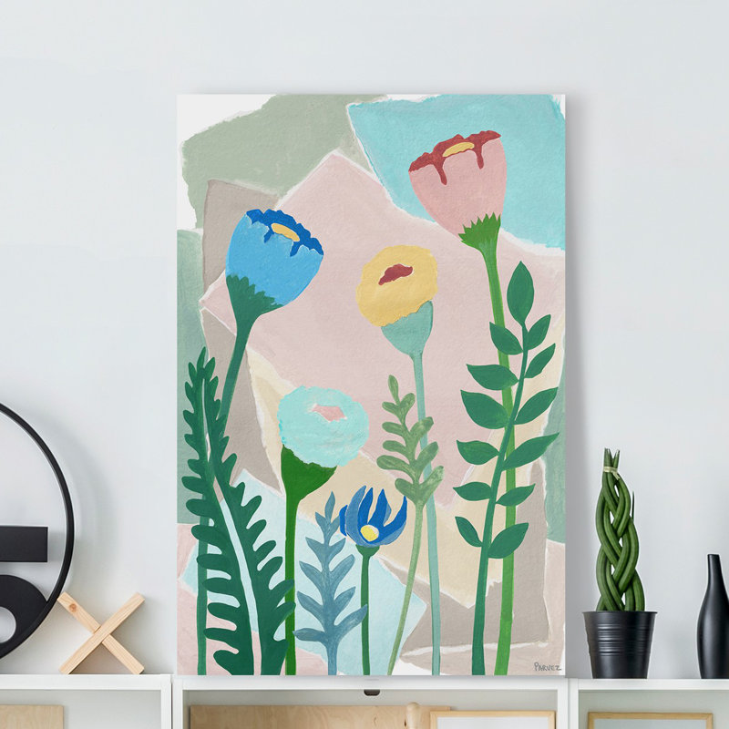 «Towering Flowers», reproduction sur toile, H 30 po x l 20 po x P 1,5 po