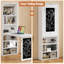 Foldable MDF Writing Desk with Built-In Electrical Outlet-1916333389