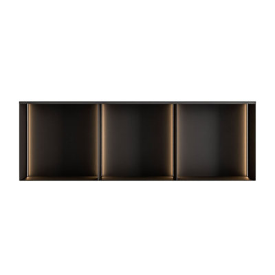 3 Piece Square Metal Cube Shelf