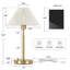  Lampe de table moderne 19,16 po avec gradation continue et USB inclus-366601540