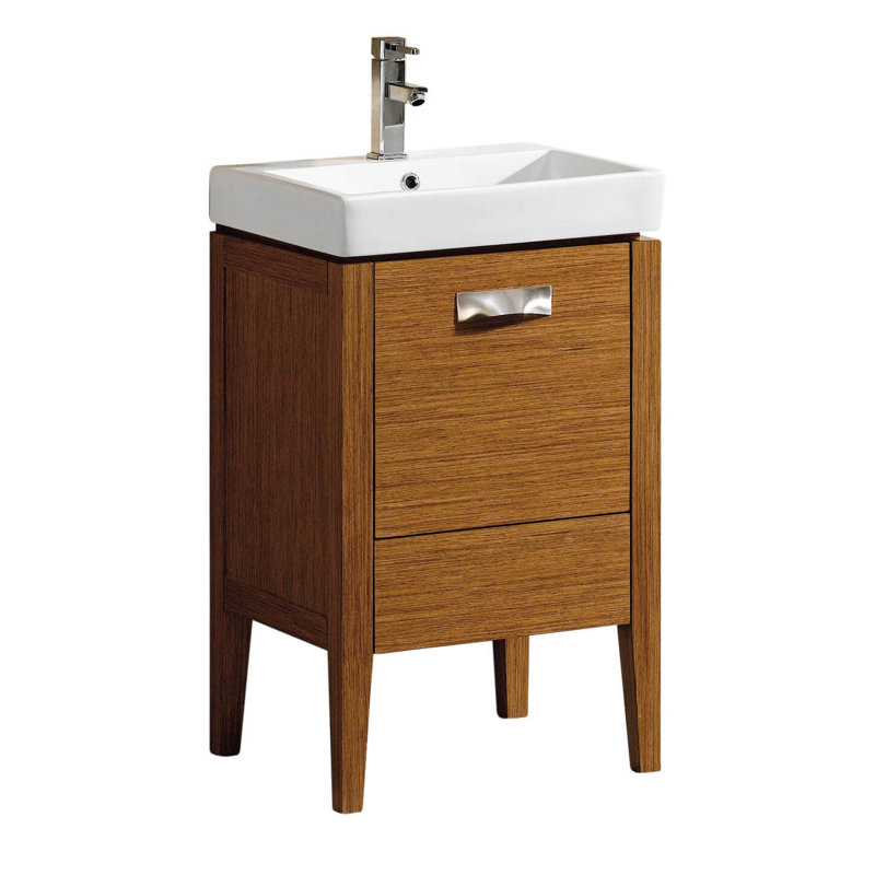 Ensemble de meuble-lavabo simple 20 "Hendrix, Blé