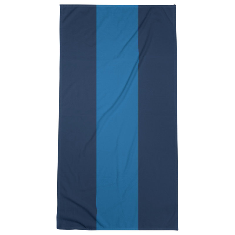 Winnipeg Lightweight Bath Towel, Polar Night Blue/Aviator Blue/Polar Night Blue, Microfiber
