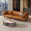 Orange Genuine Leather Standard Sofa cushion Loveseat-102458320