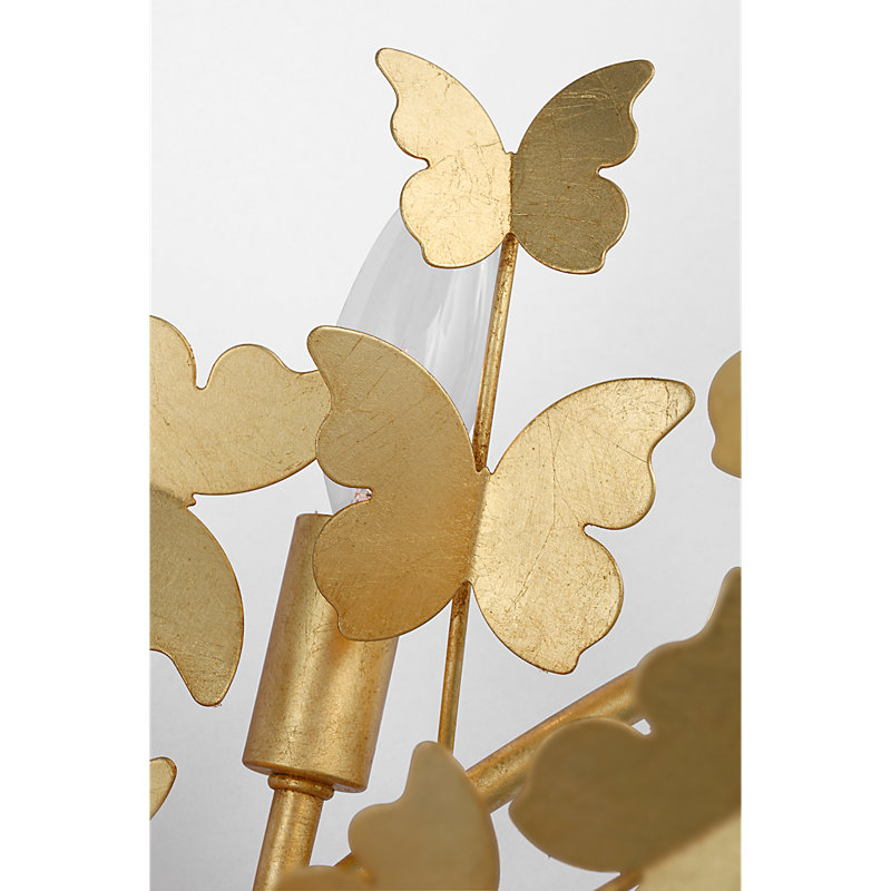Julie Neill 3 - Light Armed Sconce, Gild