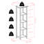 Commode de rangement 4 tiroirs Eleia-1893460694