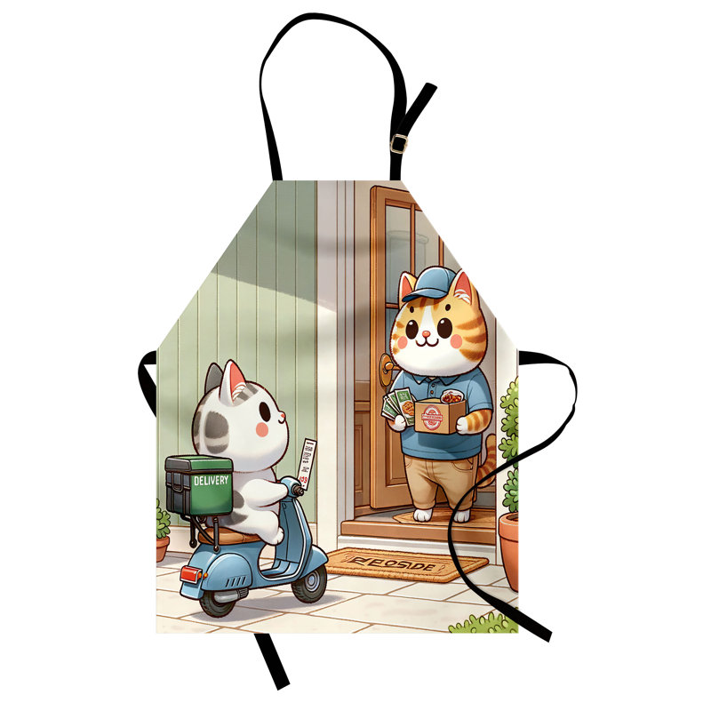 No Pattern Bib Apron