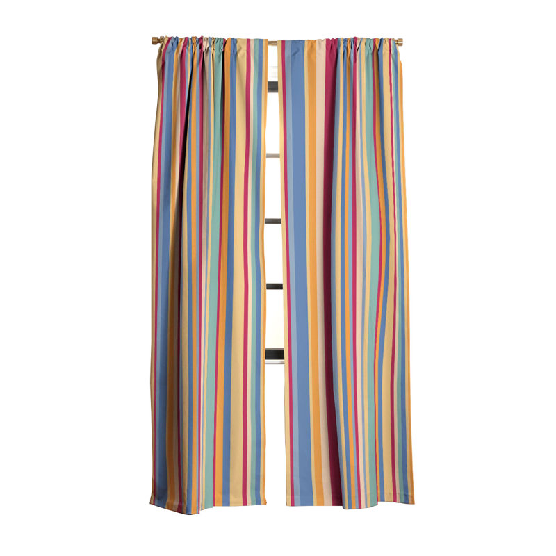 Color Poems Classic Retro Stripes I Blackout (1 panneau), L 50 po x L 120 po