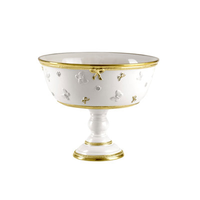 Butterfly Dessert Stand With Bowl And Raised Base