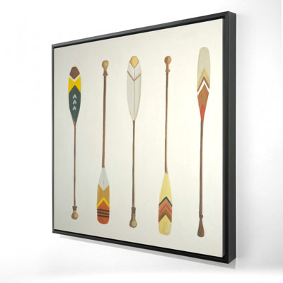 «Canoe Paddles» sur toile