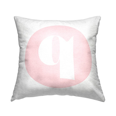 Coussin décoratif intérieur / extérieur rose