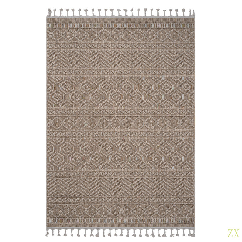 Collection 8X10 Geometric Indoor/Outdoor Area Rug, Rectangle 7'9" x 10'
