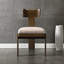 Ensemble de 2 chaises d'appoint en bois