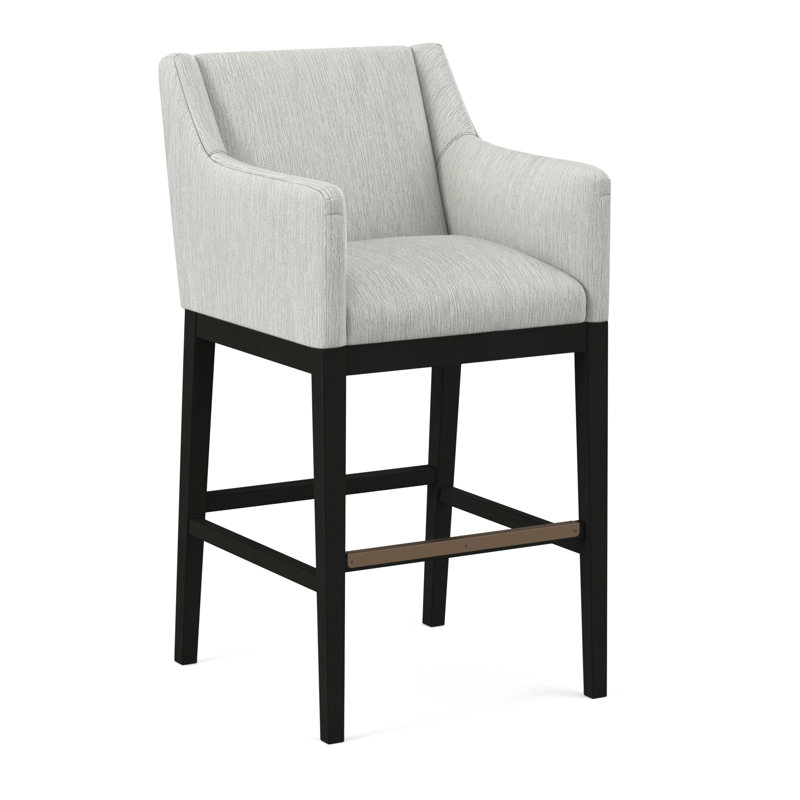 Upholstered Stool, 61492-88, Black