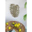 Décoration murale feuille d'or 18,9 x 13,4 x 1,4 "Monstera