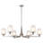 Lune - Chandelier - Etched White Glass-104460656-104460657-104460660
