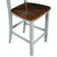Ensemble de table de salle à manger 5 pièces à hauteur de comptoir en bois avec abattant, ensemble de cuisine avec support à vin et tiroirs-1428563926-1428563927-1428563924
