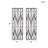 Grey Laser Cut Wood 2-Piece Panel Wall Decor Set