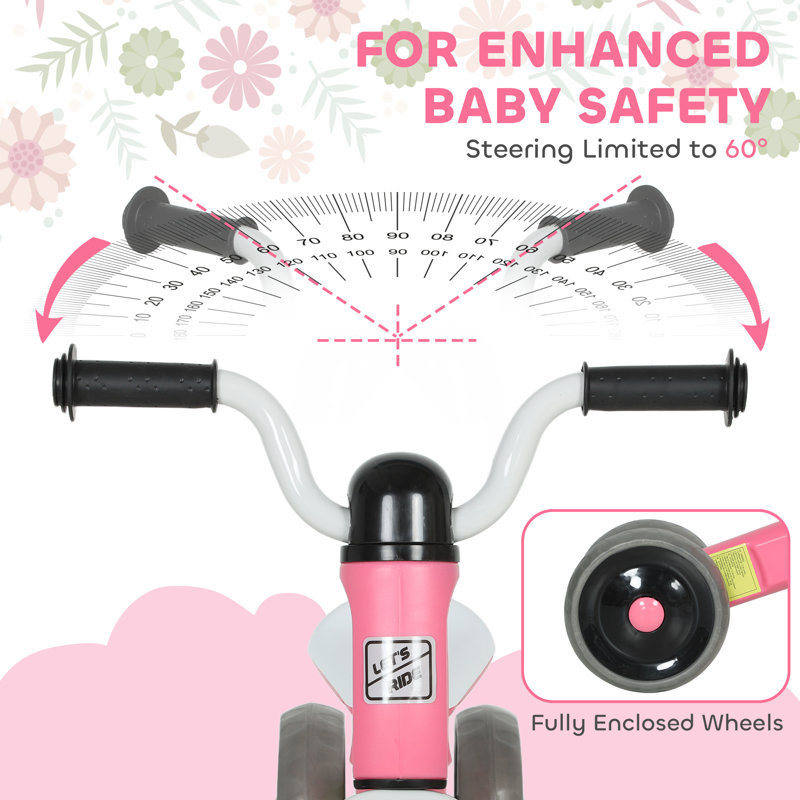 Norden Home Push/Pull Ride On, Pink