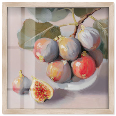 Décoration murale de style campagne ouverte Open Delight II par Art Remedy, cadre blond, 25 x 25