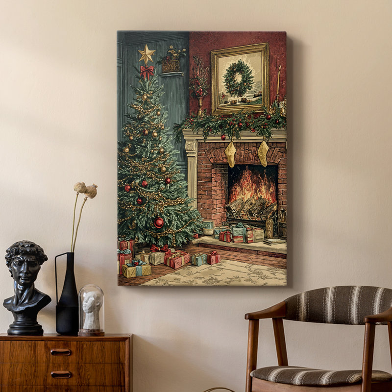Art de Noël des Fêtes de Noël - galerie Cavas sur mesure