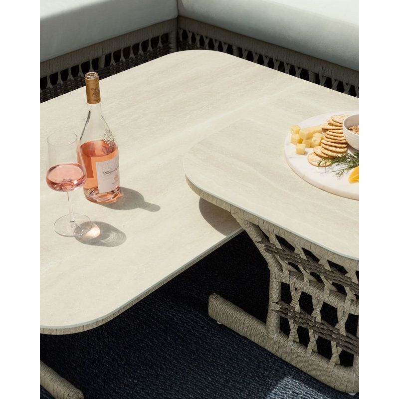 Winder End Table, 14" H x 32" W x 48" D