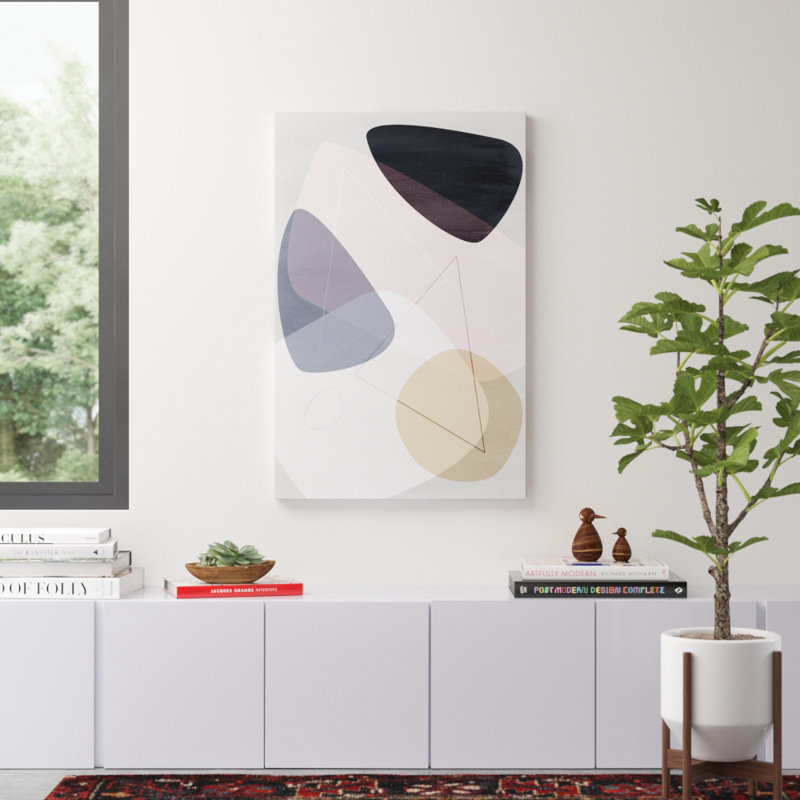 «Graphic CL.B» par Mareike Böhmer, reproduction d'art sur toile tendue, H 40 po x l 26 po x P 1,5 po