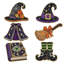 Décoration d'Halloween à faire soi-même : aimants pour réfrigérateur (lot de 6), cadeau magnétique.