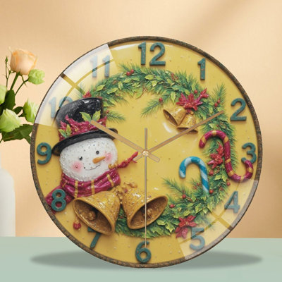 Horloge murale de Noël 12 po