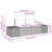 vidaXL Garden Sofa Set with Cushion 6 pcs Grey Poly Rattan-567388083