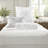Elegant Tufted Bedding Sets, Polyester Comfort White Cal King