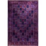 Overdyed One-of-a-Kind 12' 0" X 17' 5" Hand Knotted Area Rug