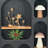 Hareton Cast Iron Gold Mushroom Table Accent