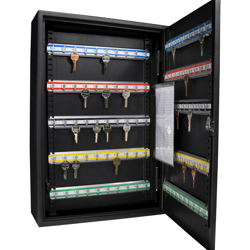 Armoire 200 clés à clé réglable avec serrure à clé
