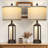 Tatyanna 25.5" Modern USB Table Lamp Set with Night Light, Built-in Outlet-625921703