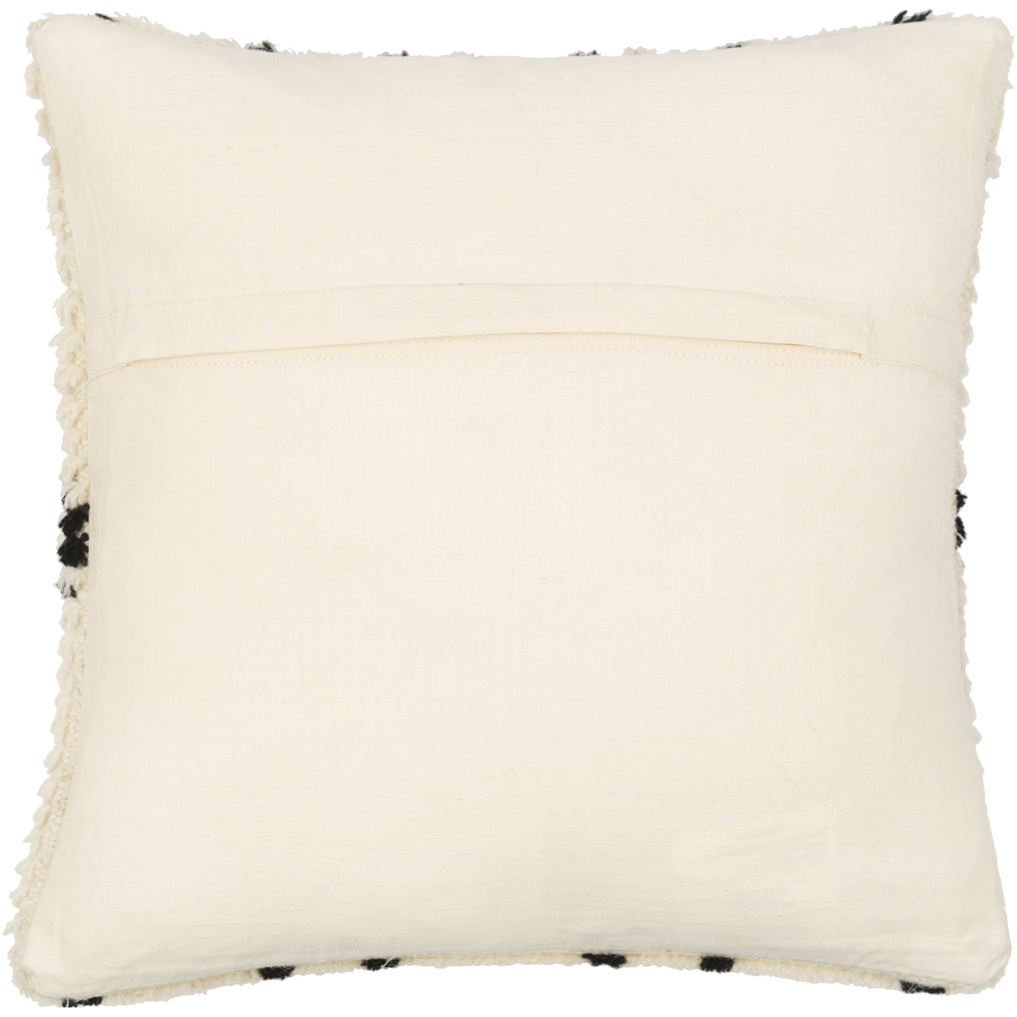 Cyan Geometric Wool Pillow Cover, Down, 22" H x 22" W