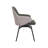 Zynah Swivel Upholstered Accent Chair with Steel Legs-731322737