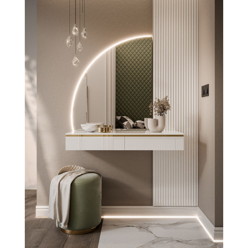 Croxton Dressing Table with Mirror