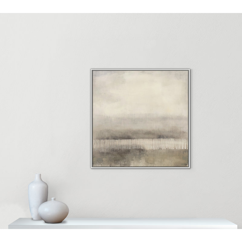 Équilibre équilibré I - reproduction carrée par Irena Orlov, L 37,5 po x H 37,5 po, Flotteur blanc