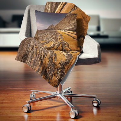 Housse et insert de coussin carré Rocky Coast Portugal Cityscape