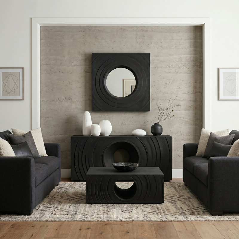 Console Void, pierre noire
