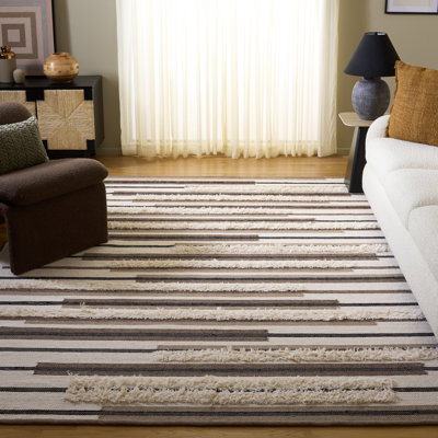 Tapis d'intérieur en laine et coton tissés à la main Kenya