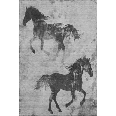 Premium Machine Washable Varroville AMF1717 Animal Rug