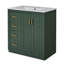 Meuble-lavabo 30 po avec lavabo en céramique-123392352