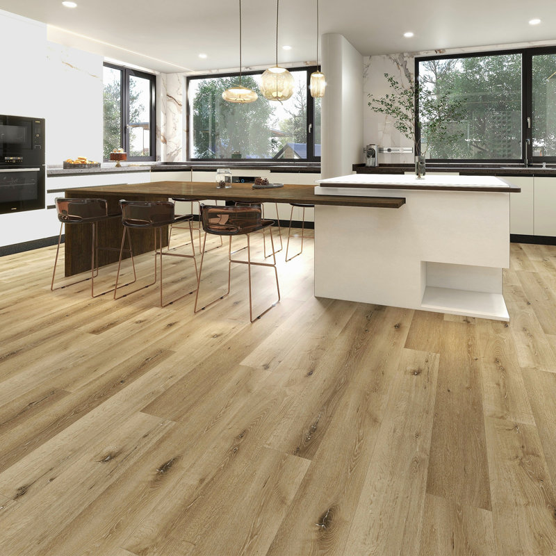 Hayes 7 po X 48 po Plancher de vinyle rigide 12mil 5mm, Mont Rainier