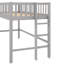 Lit simple mezzanine bas avec échelle et glissade (lit)-1256767072