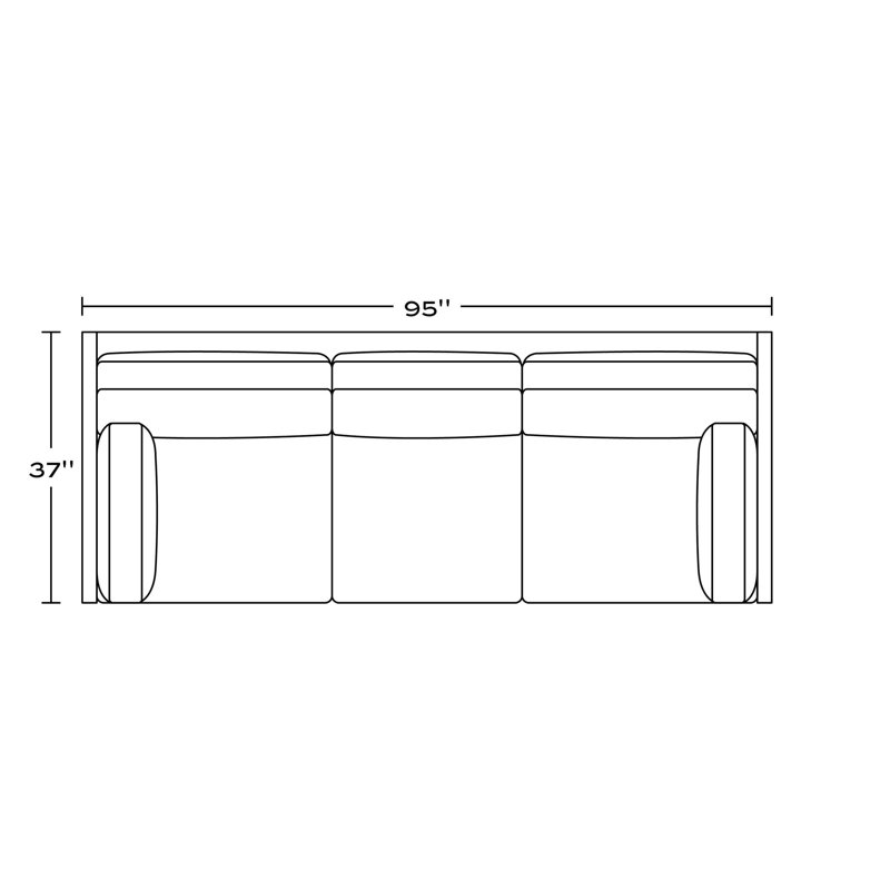 Fairfax Sofa (95"), Performance Weave - Tan